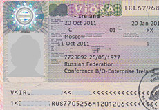 Виза в Ирландию
