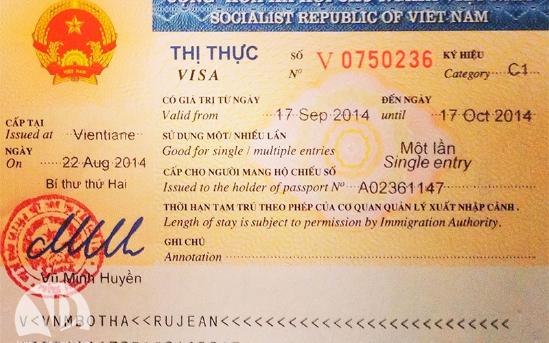 Виза во Вьетнам