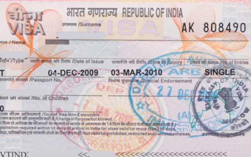 Виза в Индию